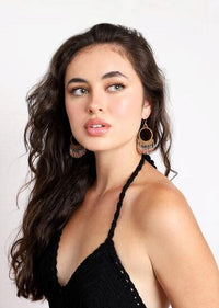 Sm Thai Round Chandelier Earrings | Shop Coco Rose Boutique Beach & Resort Wear