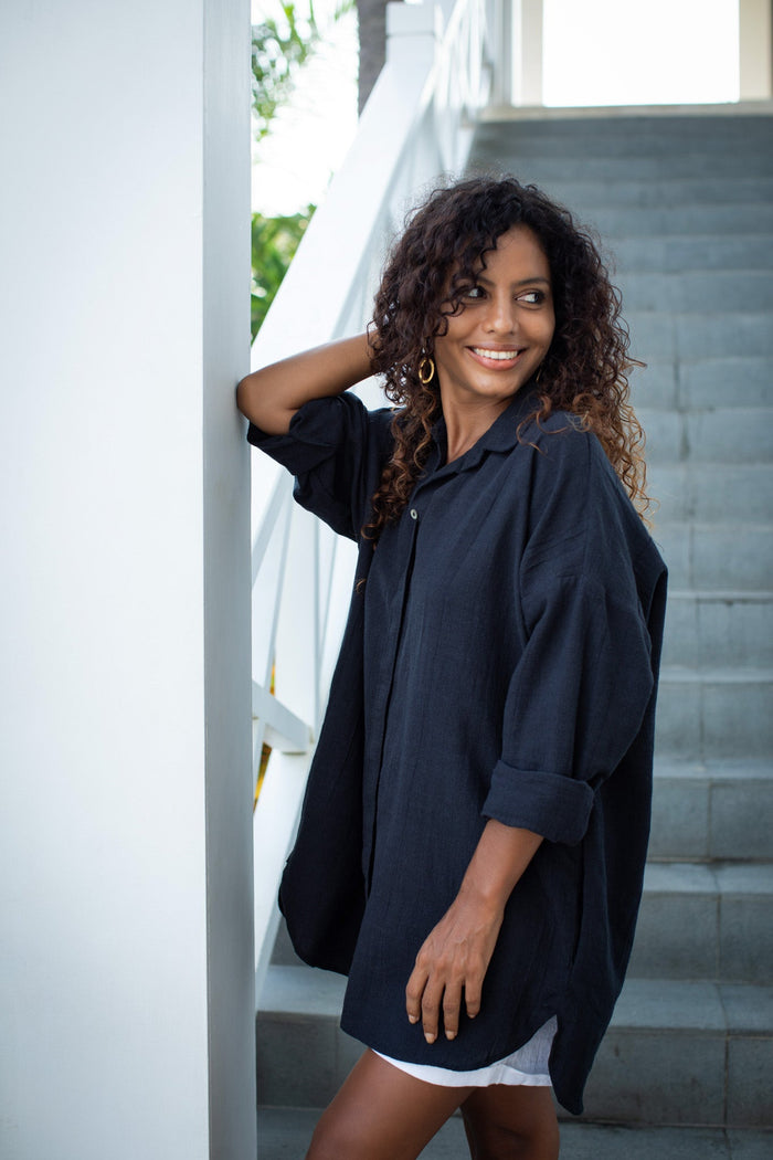 Amalfi Oversized Shirt | Shop Coco Rose Boutique Beach & Resort Wear