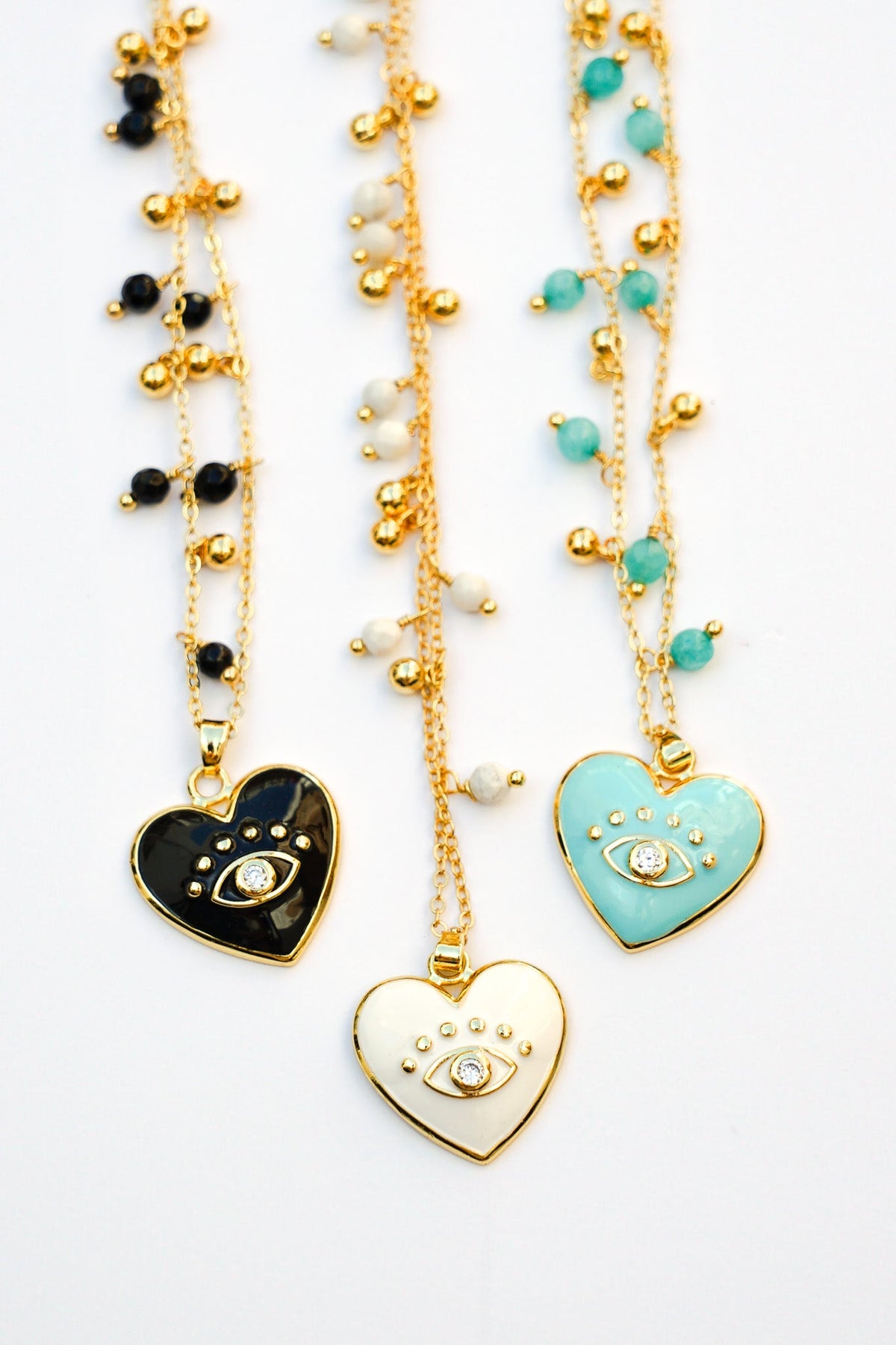 Isla Heart Charm Necklace | Shop Coco Rose Boutique Beach & Resort Wear