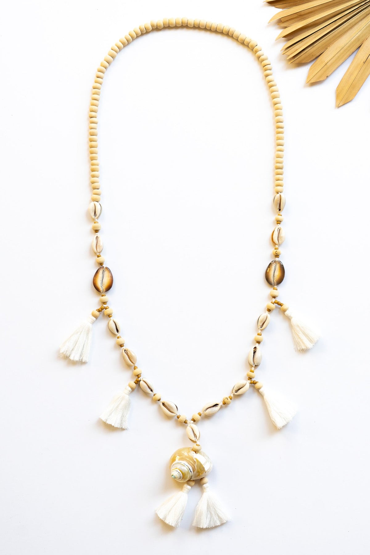 Coco Conch Shell Tassel Necklace | Shop Bali Queen