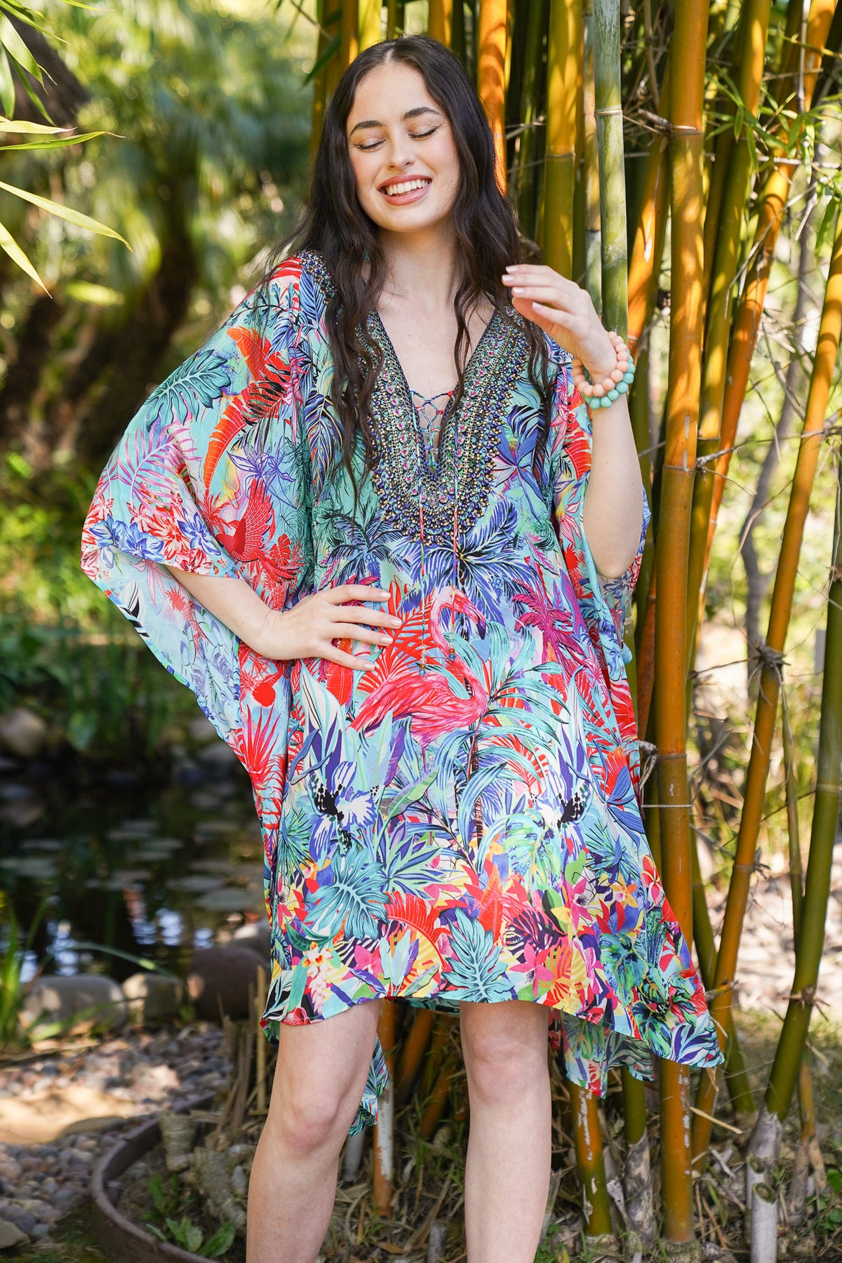 Bombay Jeweled Caftan | Shop Coco Rose Boutique Beach & Resort Wear