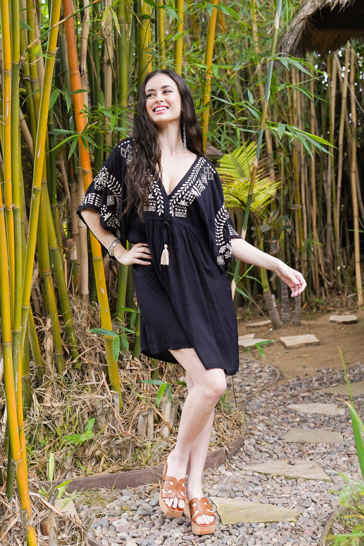 caftan dress short Indio Short Caftan | Chic Short Caftans – Luxe Boho Beach & Resort Wear