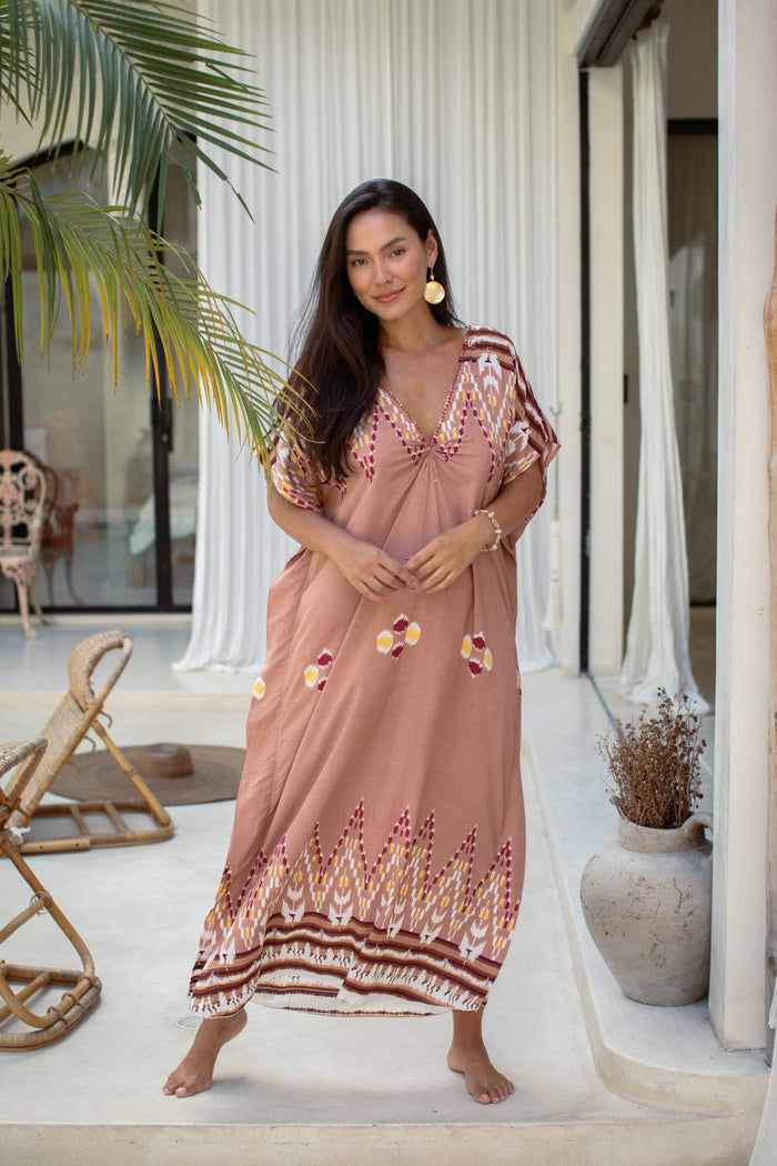 Yucatán Long Caftan | Shop Coco Rose Boutique Beach & Resort Wear