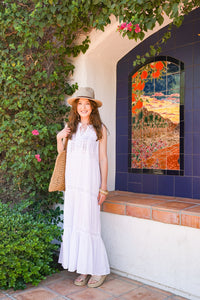 Eyelet Gypsy Maxi Tank Dress | Shop Coco Rose Boutique Beach & Resort Wear