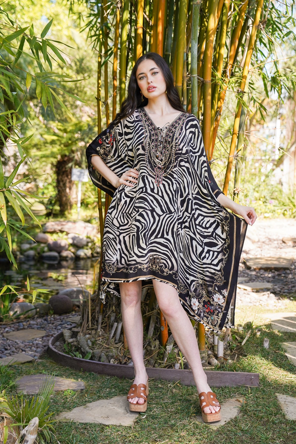 Bombay Jeweled Caftan | Shop Coco Rose Boutique Beach & Resort Wear