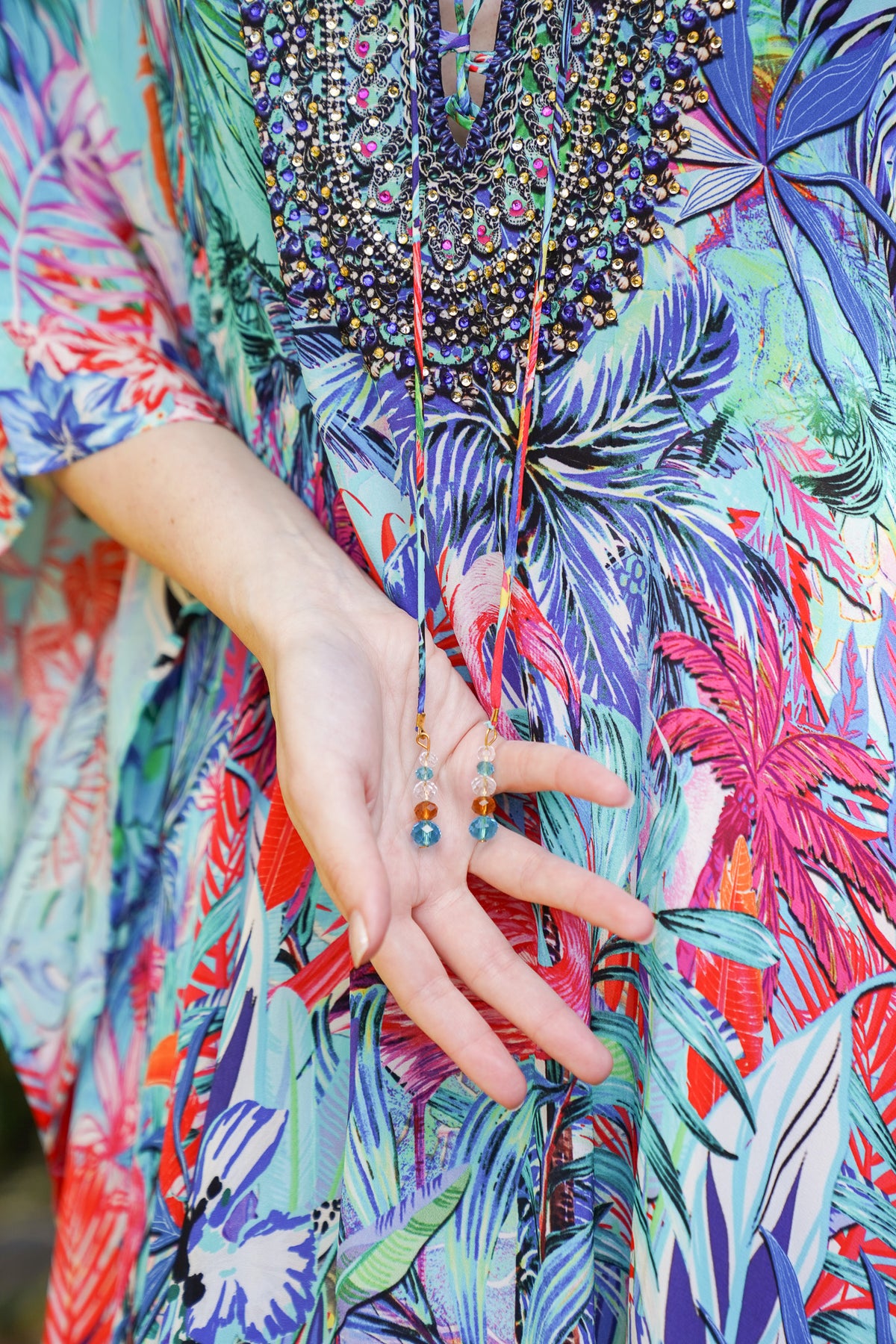 Bombay Jeweled Caftan | Shop Coco Rose Boutique Beach & Resort Wear