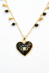 Isla Heart Charm Necklace | Shop Coco Rose Boutique Beach & Resort Wear