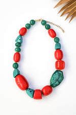 Red Coral & Turquoise