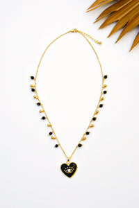 Isla Heart Charm Necklace | Shop Coco Rose Boutique Beach & Resort Wear