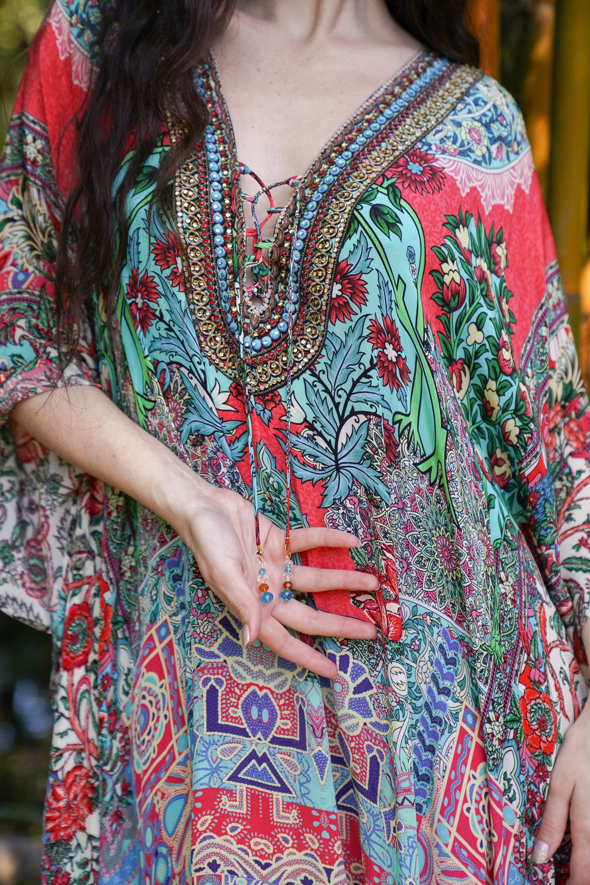 Bombay Jeweled Caftan | Shop Coco Rose Boutique Beach & Resort Wear