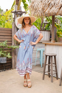 Yucatán Long Caftan | Shop Coco Rose Boutique Beach & Resort Wear