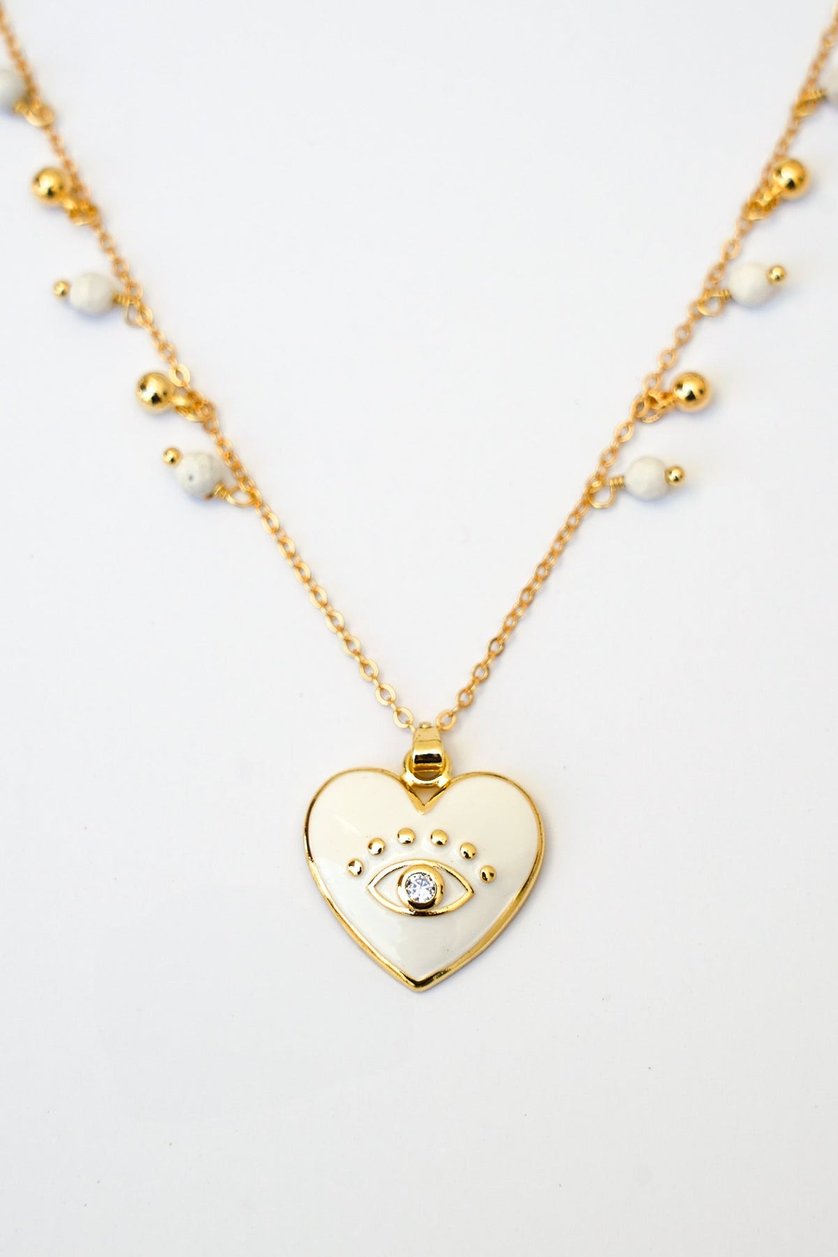Isla Heart Charm Necklace | Shop Coco Rose Boutique Beach & Resort Wear