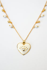 Isla Heart Charm Necklace | Shop Coco Rose Boutique Beach & Resort Wear