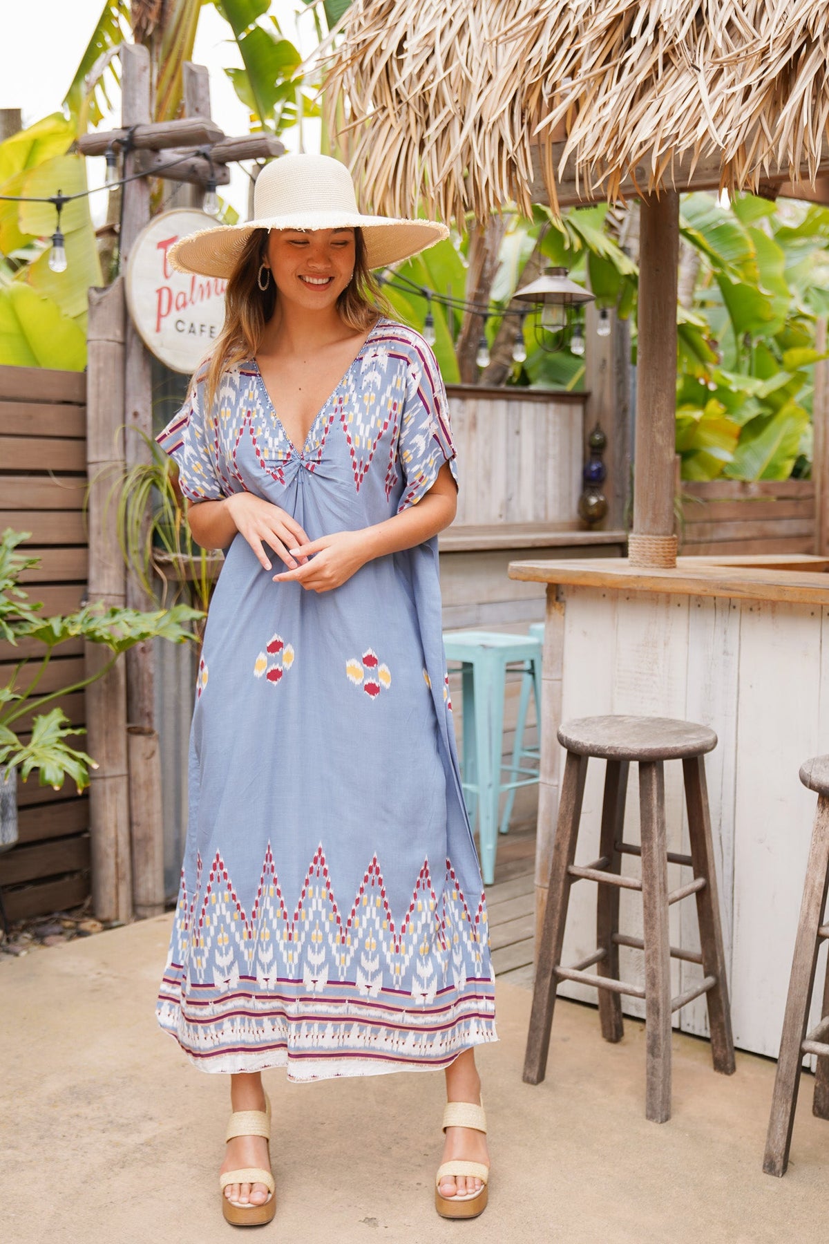 Yucatán Long Caftan | Shop Coco Rose Boutique Beach & Resort Wear