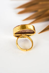 Dasha Smokey Quartz Ring | Shop Bali Queen