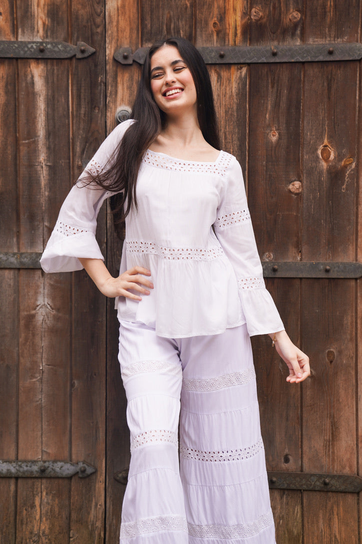 Eyelet Gypsy Top | Shop Coco Rose Boutique Beach & Resort Wear