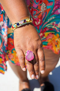 Dasha Aurora Gem Cuff | Shop Coco Rose Boutique Beach & Resort Wear