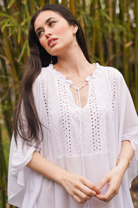 Eyelet Gypsy Caftan | Shop Coco Rose Boutique Beach & Resort Wear