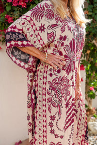 Bombay Jeweled Long Caftan | Shop Coco Rose Boutique Beach & Resort Wear