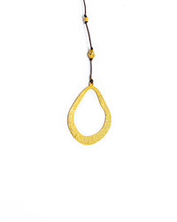 Teardrop Gold Alloy Necklace | Shop Bali Queen