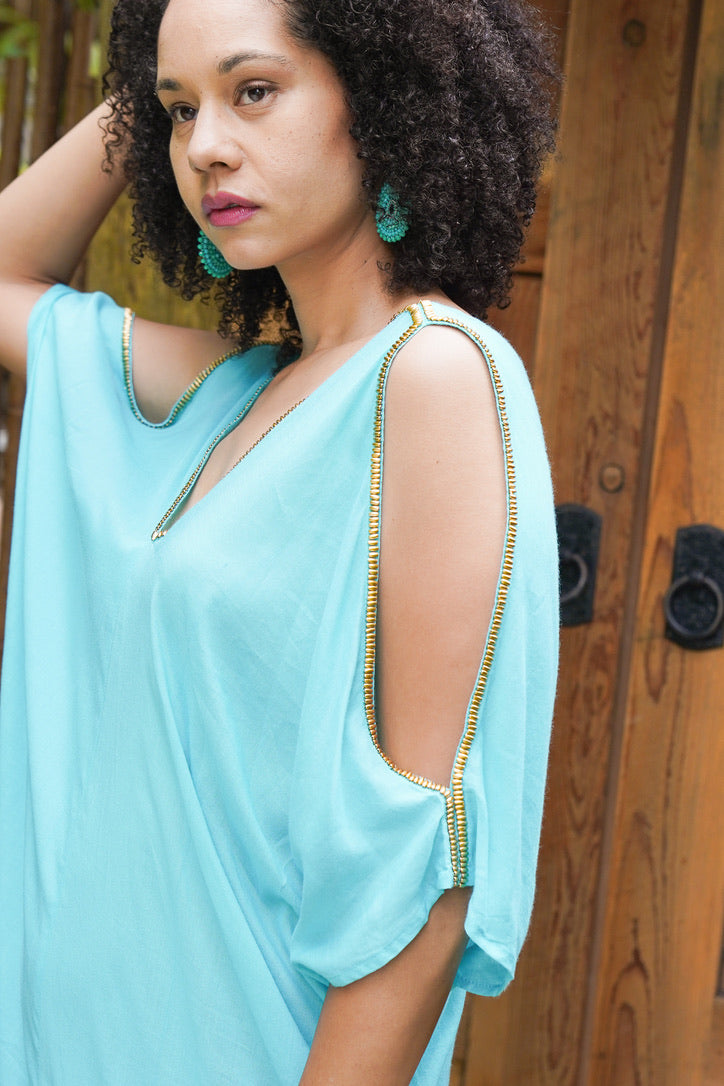 Cabo Open Shoulder Tunic | Shop Coco Rose Boutique Beach & Resort Wear