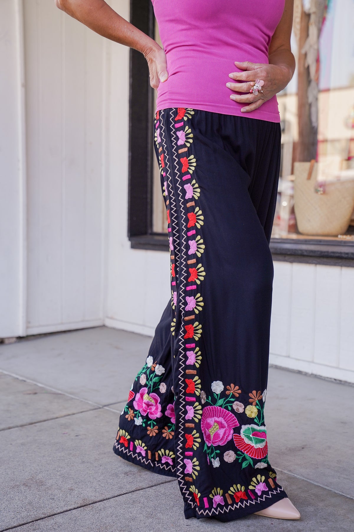 Esmeralda Wide Leg Pant | Shop Coco Rose Boutique Beach & Resort Wear