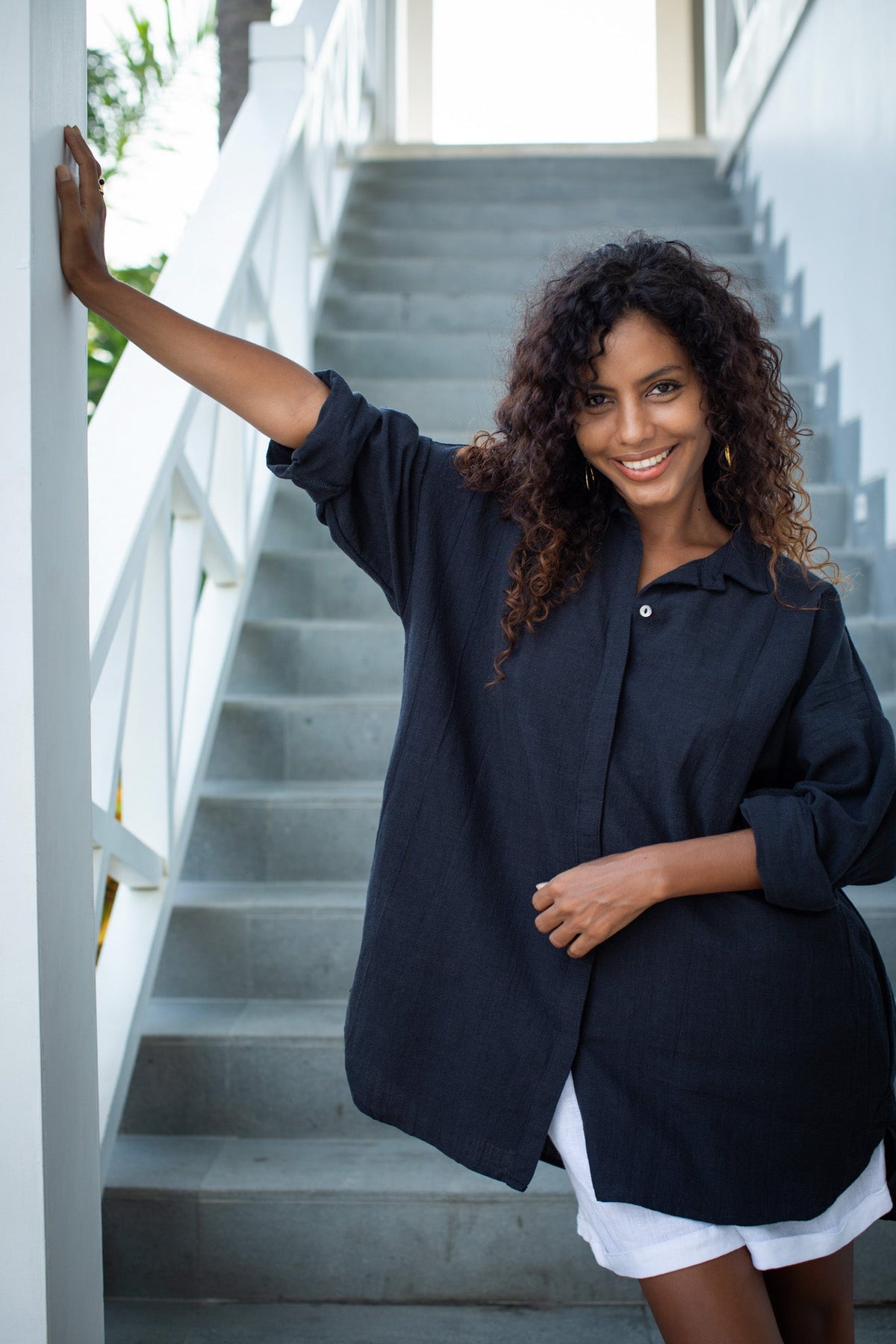 Amalfi Oversized Shirt | Shop Coco Rose Boutique Beach & Resort Wear