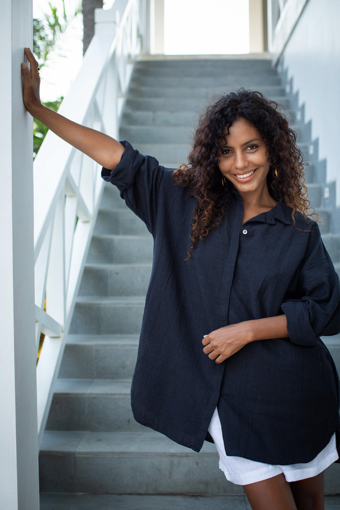 Amalfi Oversized Shirt | Shop Coco Rose Boutique Beach & Resort Wear