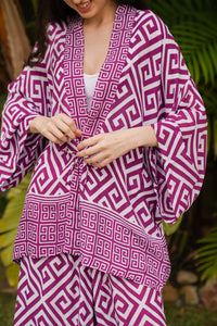 Tribal Tides Short Kimono | Shop Coco Rose Boutique Beach & Resort Wear