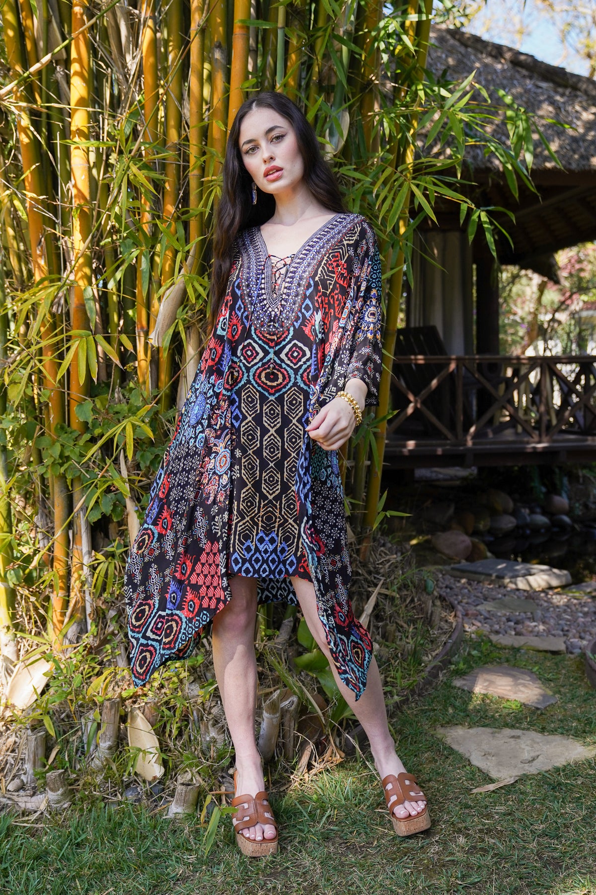 Bombay Jeweled Caftan | Shop Coco Rose Boutique Beach & Resort Wear