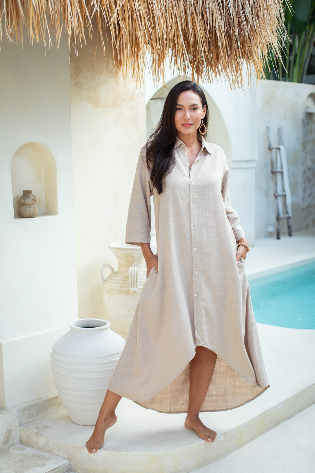 Amalfi Shirt Dress | Shop Coco Rose Boutique Beach & Resort Wear