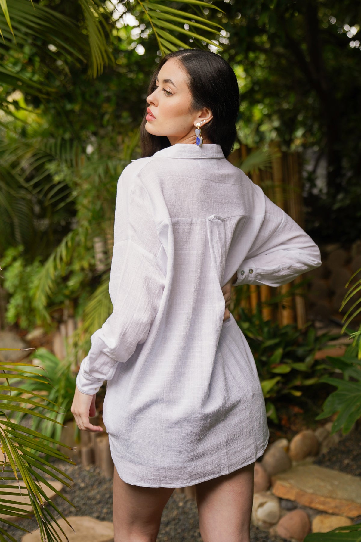 Amalfi Oversized Shirt | Shop Coco Rose Boutique Beach & Resort Wear
