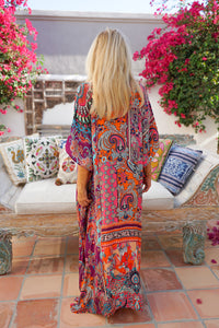 Bombay Jeweled Long Caftan | Shop Coco Rose Boutique Beach & Resort Wear
