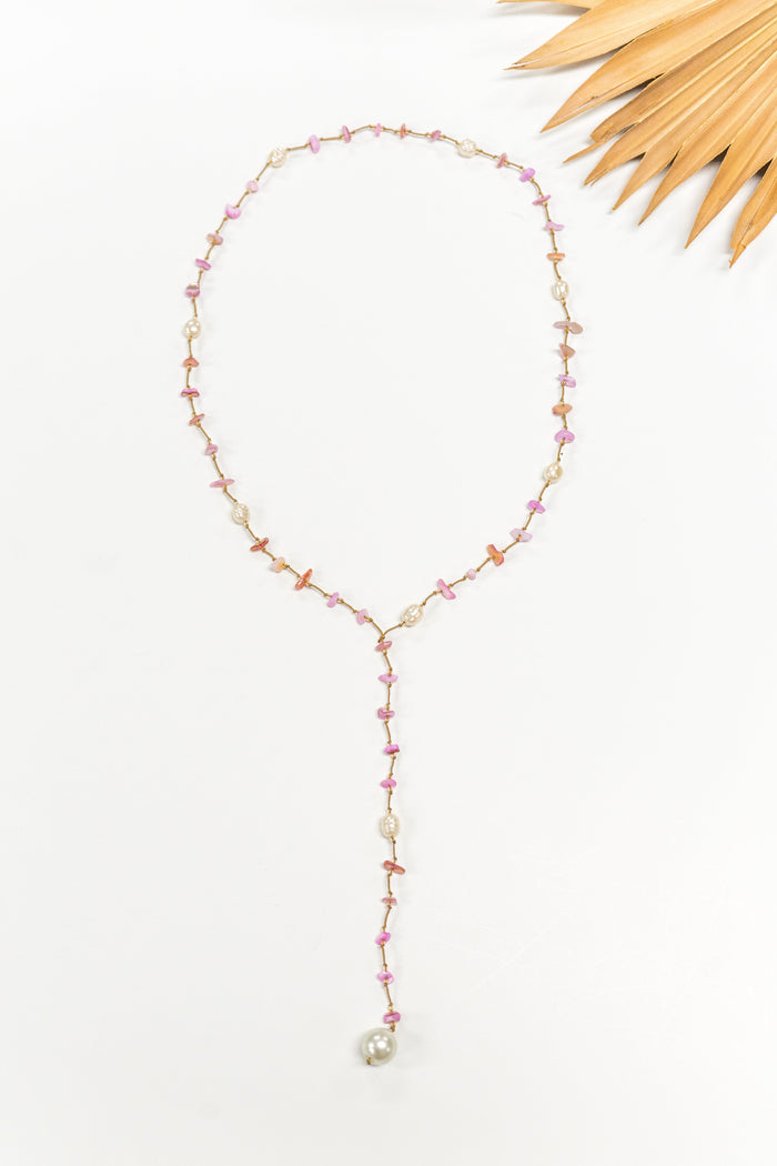 Sedona Stone & Pearl Necklace | Shop Bali Queen
