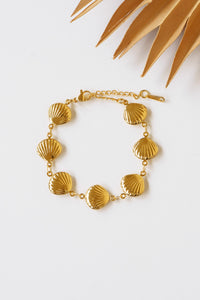 Golden Shell Bracelet | Shop Coco Rose Boutique Beach & Resort Wear