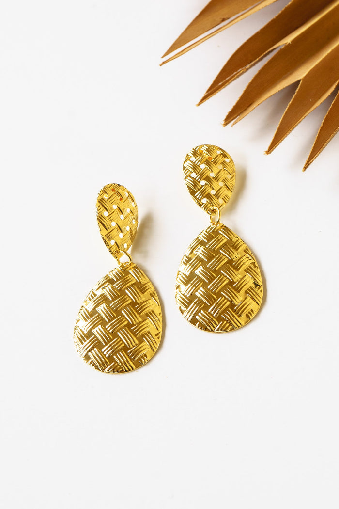 Sundrop Weave Earring | Shop Coco Rose Boutique Beach & Resort Wear