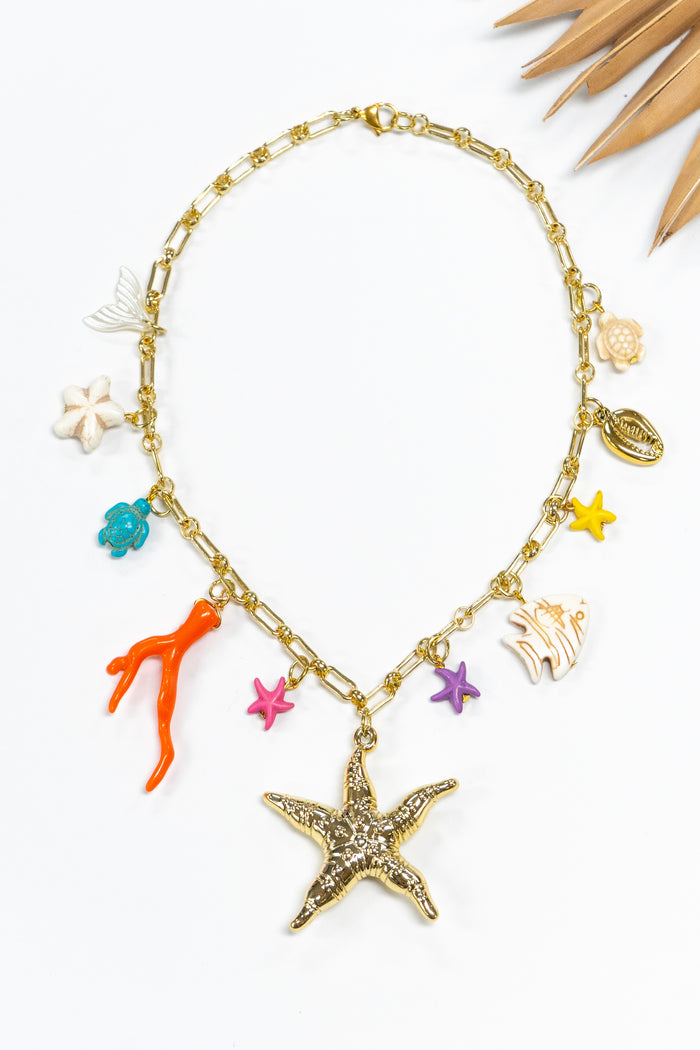 Starfish Splash Necklace | Shop Coco Rose Boutique Beach & Resort Wear