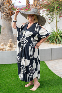 Freya Open Shoulder Caftan | Shop Coco Rose Boutique Beach & Resort Wear
