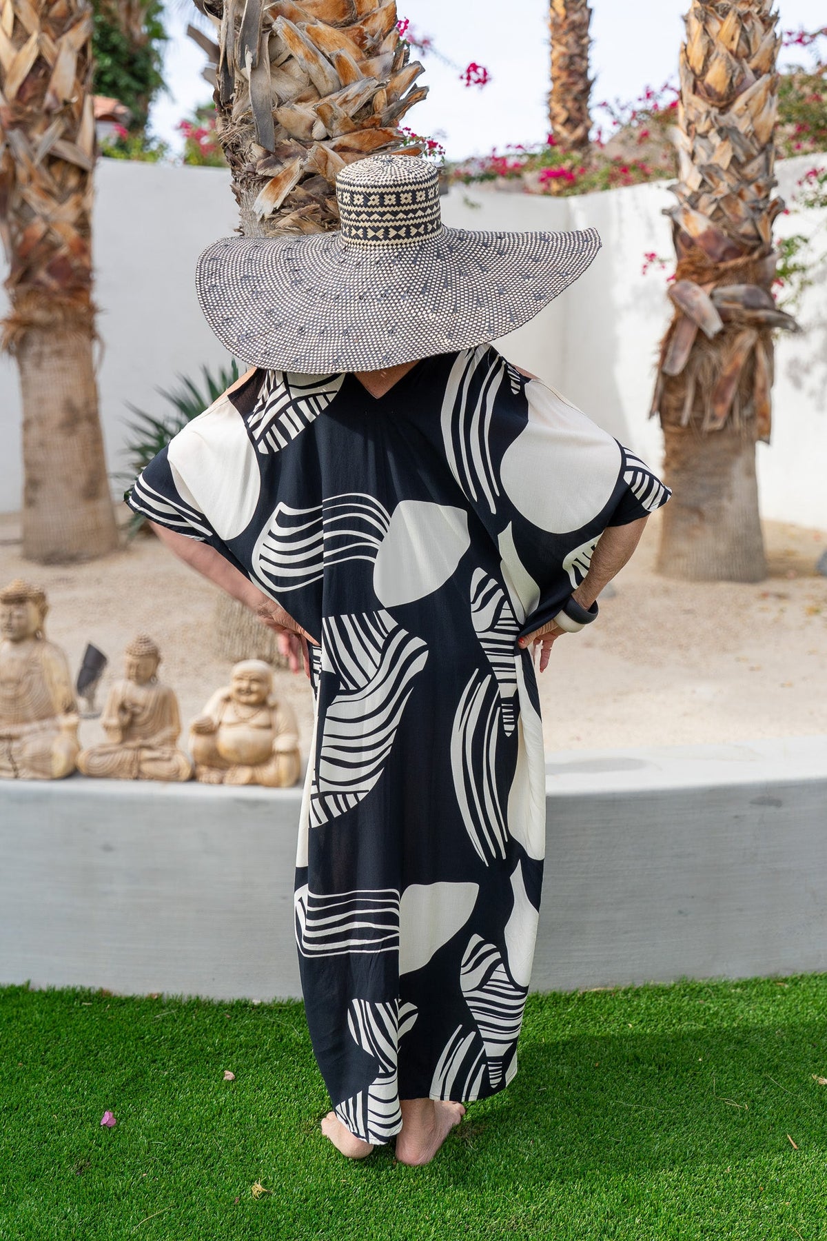 Freya Open Shoulder Caftan | Shop Coco Rose Boutique Beach & Resort Wear