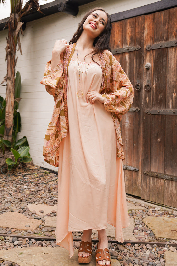 Solid Maxi Dress | Vacation Ready Maxi Dresses Boho Chic Styles | Coco Rose One Size / Bubble Gum / Rayon Solid Maxi Dress | Vacation Ready Maxi Dresses Boho Chic Styles | Coco Rose One Size / Bubble Gum / Rayon