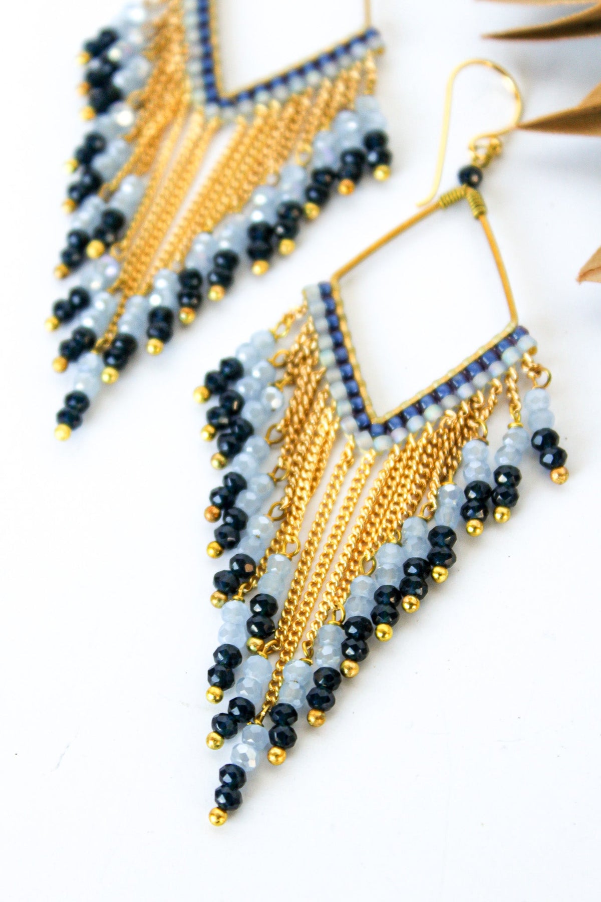 Fringe Thai Crystal Earrings | Shop Coco Rose Boutique Beach & Resort Wear