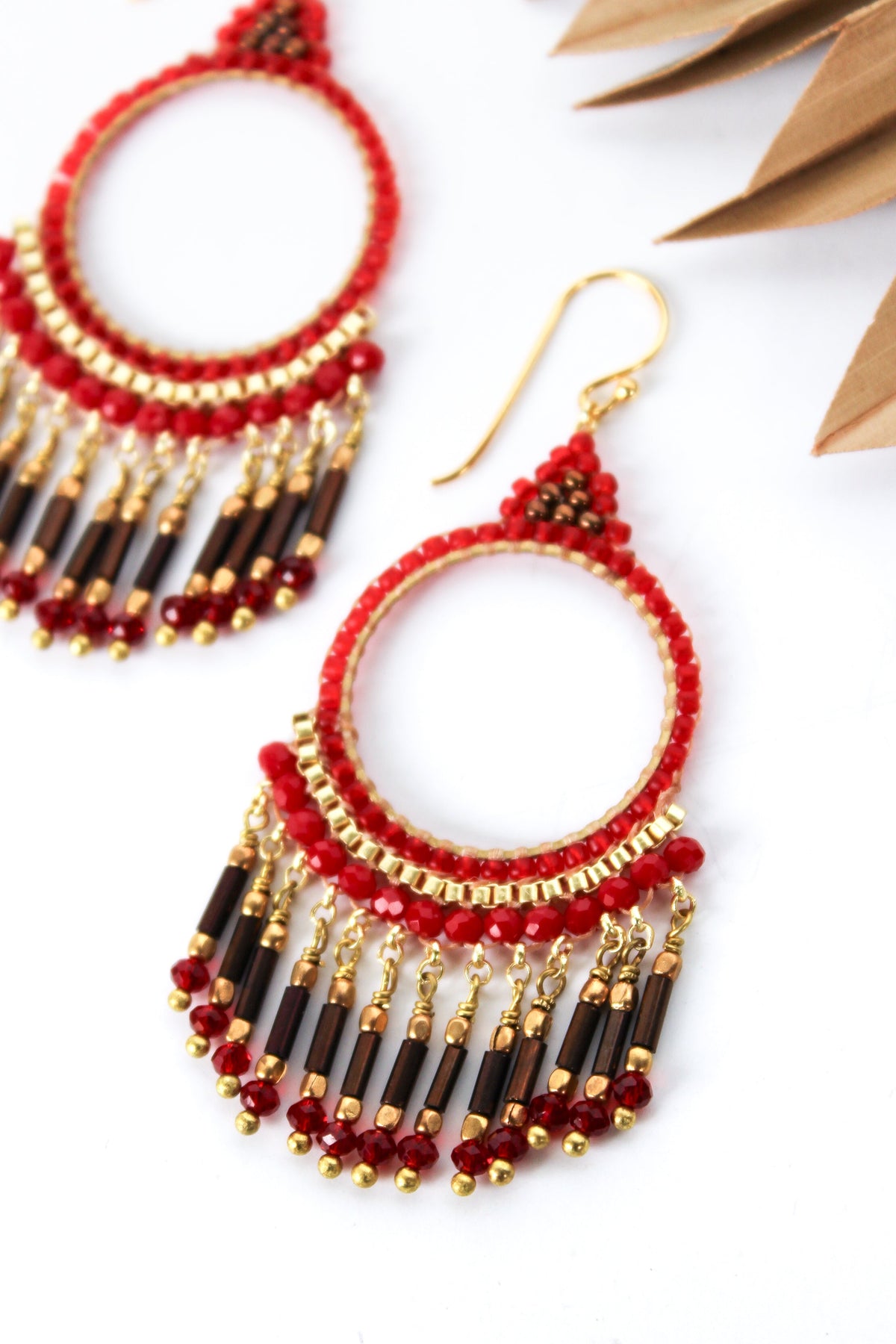 Sm Thai Round Chandelier Earrings | Shop Coco Rose Boutique Beach & Resort Wear