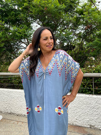 Yucatán Long Caftan | Shop Coco Rose Boutique Beach & Resort Wear