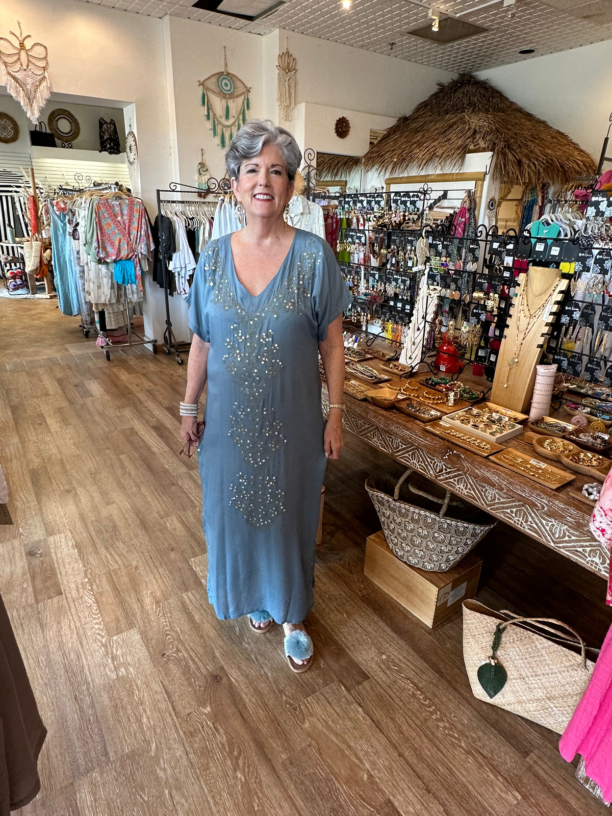 Roseta V Neck Maxi | Shop Coco Rose Boutique Beach & Resort Wear