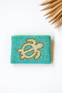 Turtle Beaded Coin Bag | Shop Coco Rose Boutique Beach & Resort Wear