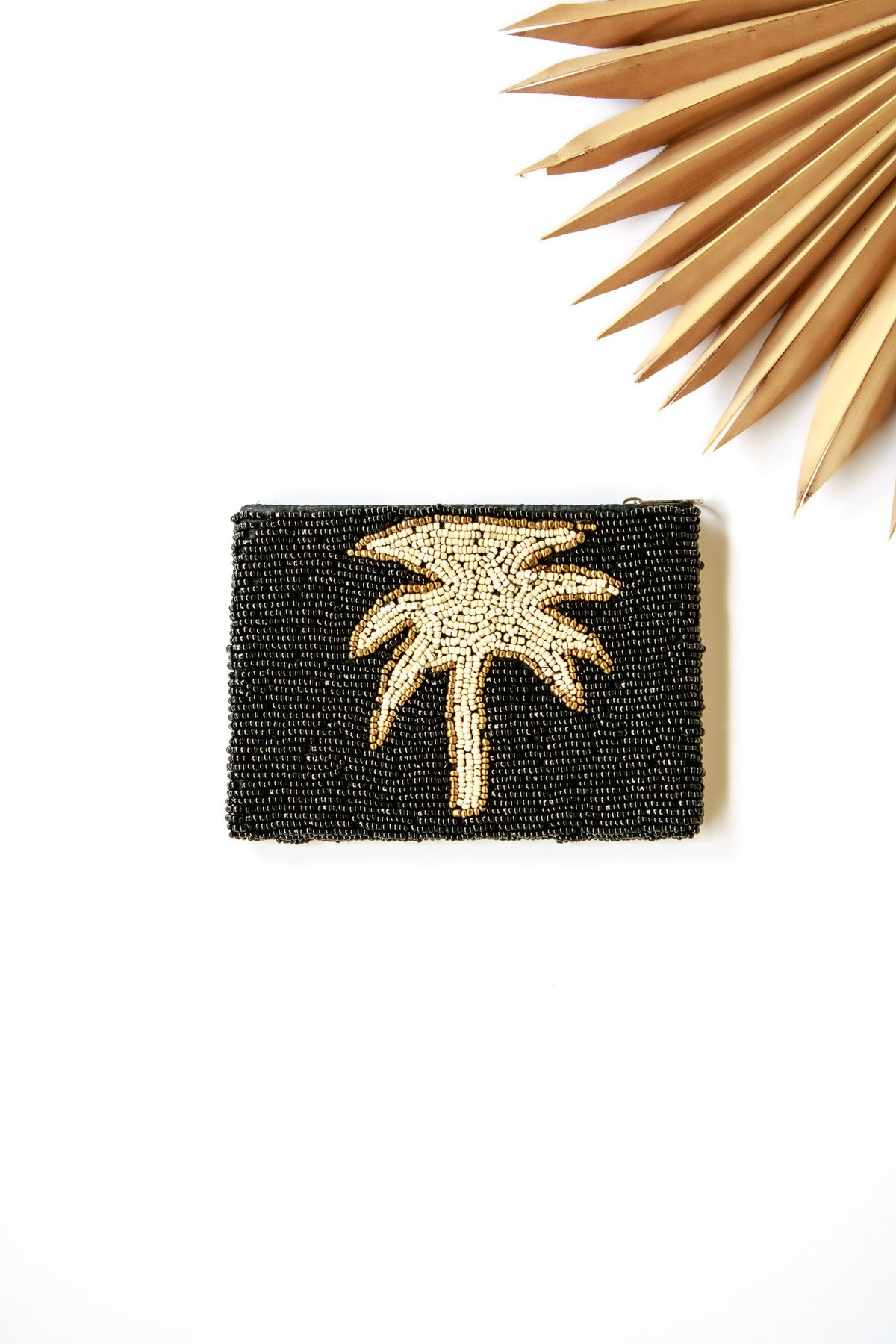 Palm Tree Beaded Coin Bag | Shop Coco Rose Boutique Beach & Resort Wear