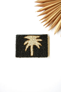 Palm Tree Beaded Coin Bag | Shop Coco Rose Boutique Beach & Resort Wear