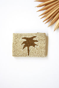 Palm Tree Beaded Coin Bag | Shop Coco Rose Boutique Beach & Resort Wear