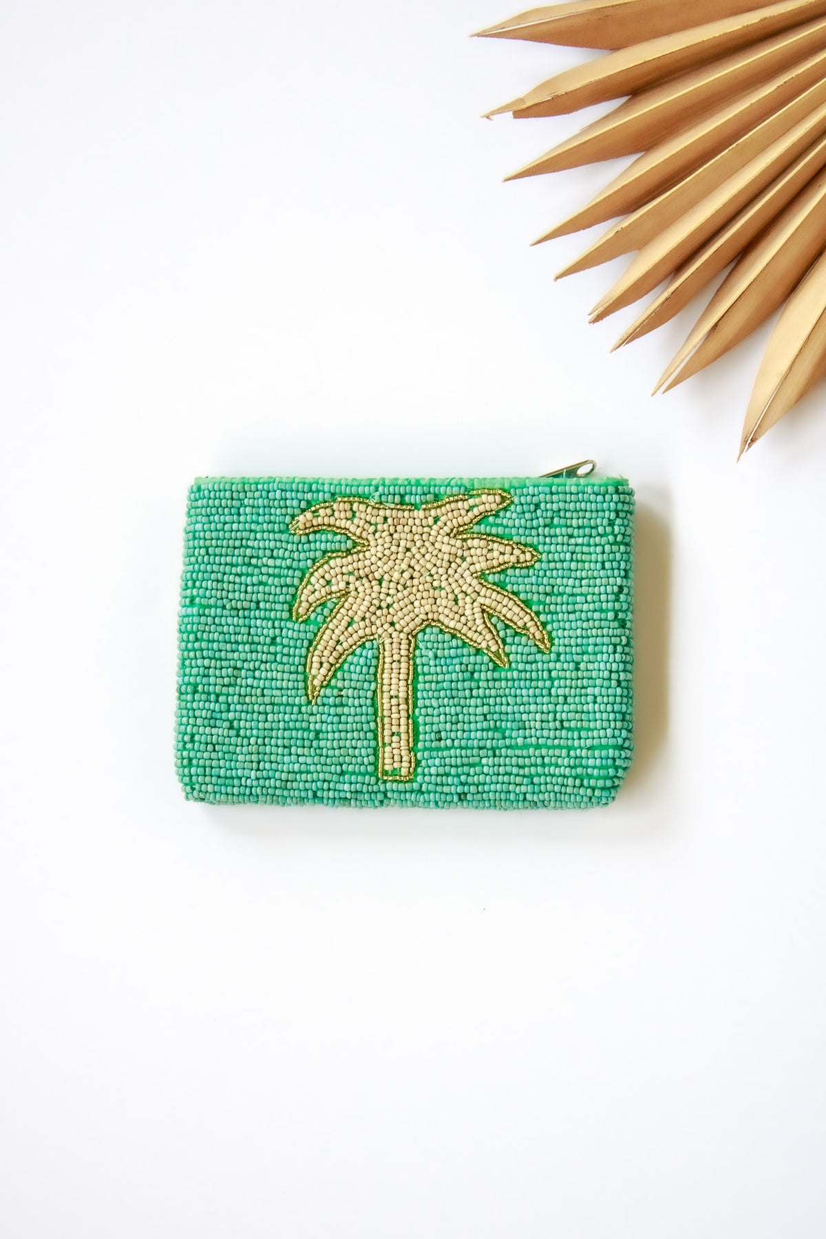 Palm Tree Beaded Coin Bag | Shop Coco Rose Boutique Beach & Resort Wear