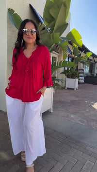 Poet Blouse | Shop Coco Rose Boutique Beach & Resort Wear